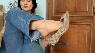 Dangling High Heels While I Ignore You