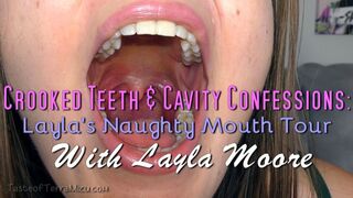 Crooked Teeth & Cavity Confessions: Layla's Naughty Mouth Tour - Layla Moore - MP4 720 HD