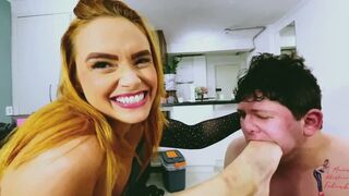 Foot Worship, part 3, by Manu Albertine, Lilith and Slave, FULL HD