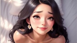 A beautiful woman with an extremely strong sexual desire was not satisfied with playing with a masturbation