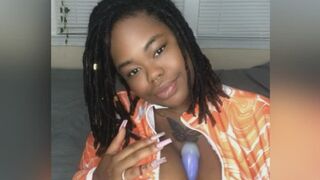 Hairy Ebony Twerks on Dick