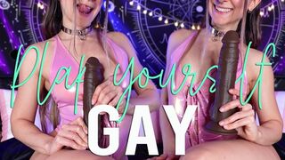 Plap yourself gay for BBC - CBT plapping instructions and cruel emasculation