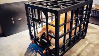CC275 SHACKLES BONDAGE DEVICE ENEMA SPANKING WHIPPING STRUGGLING SEX TOYS BOUND ORGASMS INCONTINENCE HUMILIATION SLAVE TRAINING