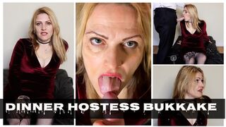 Dinner Party Hostess Bukkake