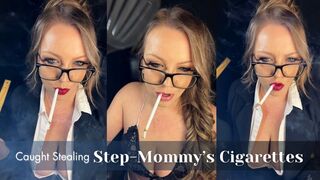 Caught Stealing Step-Mommyâ€™s Cigarettes