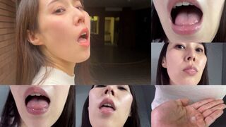 Tomoko’s Bubbly Spit Palm Overflow!