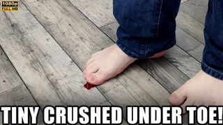 Tiny Crushed Under Big Toe - Full HD 1080p - KingMarti