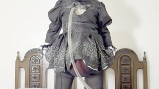 2B Pantyhose inflation unravels from the seams