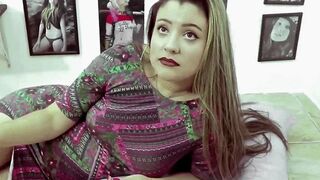 Smoking CIGAR Sexy Lips Model Andressa Video 0040