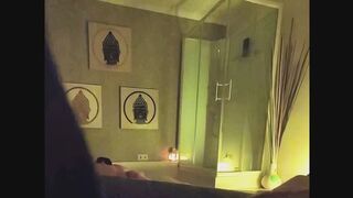 Naked sensual massage with german girl, ass licking and sweet kiss
