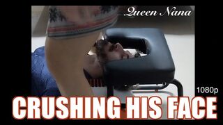 Crushing His Face on a Yoga Stool Smotherbox â€” 1080p â€” Queen Nana: â€œItâ€™s very comfy... ...for me!â€