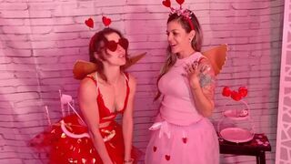 Locked up VALENTINES - PoV chastity - Summer Raez & Luna Vera HIDEF