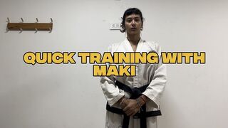 LATINA KARATEKA - POV KICKS & STRETCHING