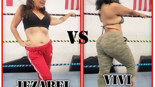 1236-Baring that Bouncy Booty - Female Wrestling