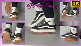 Dirty Vans Ruthless Cock Crush - Jumps On Cock - Cock Trampling - Shoejob - CBT - Foot Fetish - 4K
