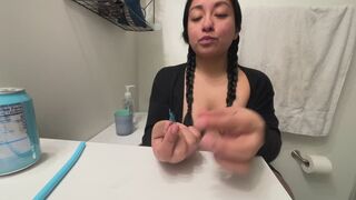 Giantess Burps and Devours Tiny Man: Burping Vore Fetish with Swallowing, Throat Sounds, and ASMR