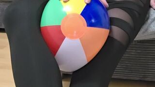 Beach Ball Thigh Crush â€“ No Escape