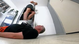 Trampling Schoolgirl Danielle FLOOR CAM