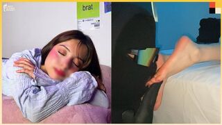 Petite 18yo With Tiny Feet & Toes Gets an Intense Foot Worship Treatme