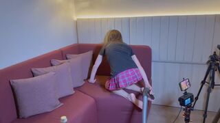 Feetvacuum on couch 1