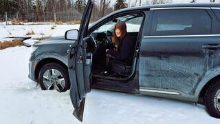 True North Trap: Dixie's First Stuck, Flirting with Snow, Pedals, and her Rescuer. Is this just the start of Damsel Dixie's stuck adventures?