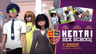 Hentai Sex School 2nd Semester Episode 4: Debate.