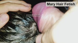 ( Ep 21 ) BLONDE HAIR PRECUM TREATMENT â€“ SLOW DRIP AND COCK TEASE ON SILKY STRANDS 4K