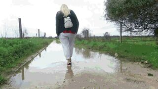 Dirty Puma socks and Puma sneakers AVI