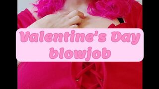 Valentine's Day blowjob