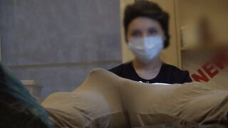 Bulge flash at a beautician appointment | Flashing 3 (4K)