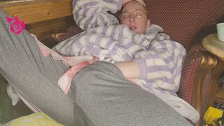 Under clothes masturbation