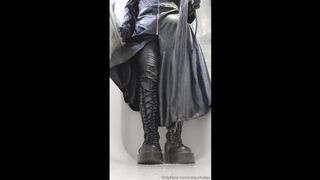 Jax's Leathered Up Outfit and Knee High Doc Martens WetlookShower