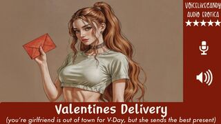 Valentines Delivery [Girlfriend Is Out Of Town] [She Sent You A Valentines Blowjob] [Slightly Awkward at First] [Deep Throat] [Ball Licking] [Facial] [Cum Selfie]