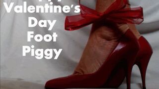 Foot Piggy Valentine's Day Goddess Natasha HD (MP4)