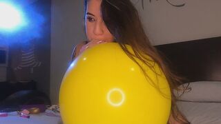 b2p balloon amarillo 18