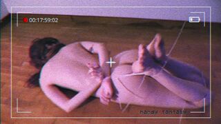 Tape 009(B): Iris Panik Hogtied and Blindfolded â€“ Foot Photography Bondage Fantasy