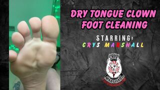 Dry Tongue Clown Foot Cleaning