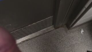 Double Pee Fun in a public toilet :P
