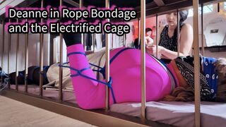 Deanne in Rope Bondage and the Electrified Cage- Stella Liberty adds another level of fun to her dungeon - HD MP4