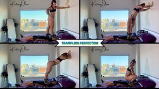 Trampling Perfection - Kortney Olson Gives the Perfect Trampling Experience - Her Slave is Crushed Under Her Massive Muscular Body - UltraHD (WMV)