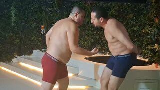 Big Bear X Jobber— Gutpunching, Sucking and Ballbusting
