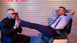 Joel Someone's Sock Fetish Domination with Sheer Socks and Davin Strong– Feel the Sweaty Foot Licking and Sniffing Ecstasy Unfold