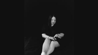 Sophia Veleno: Painting My Nails Black Foot Fetish