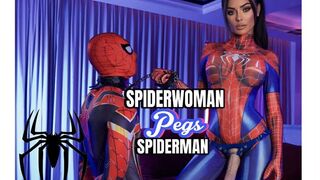 SPIDERWOMAN PEGS SPIDERMAN