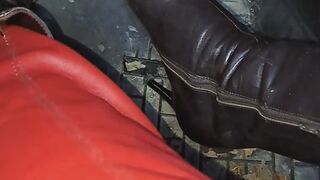 Leather Pedal Pumping