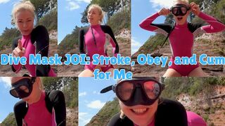 Dive Mask JOI: Stroke, Obey, and Cum for Me - WMV