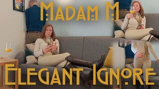 Elegant Ignore, disregarded beneath calm Parisian equestrian FemDom authority