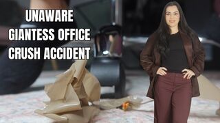 Unaware giantess office crush accident - OnlyVanessa (custom clip)