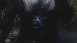 Mistress smoking in the dark