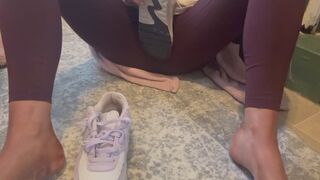 Lilac Nikes